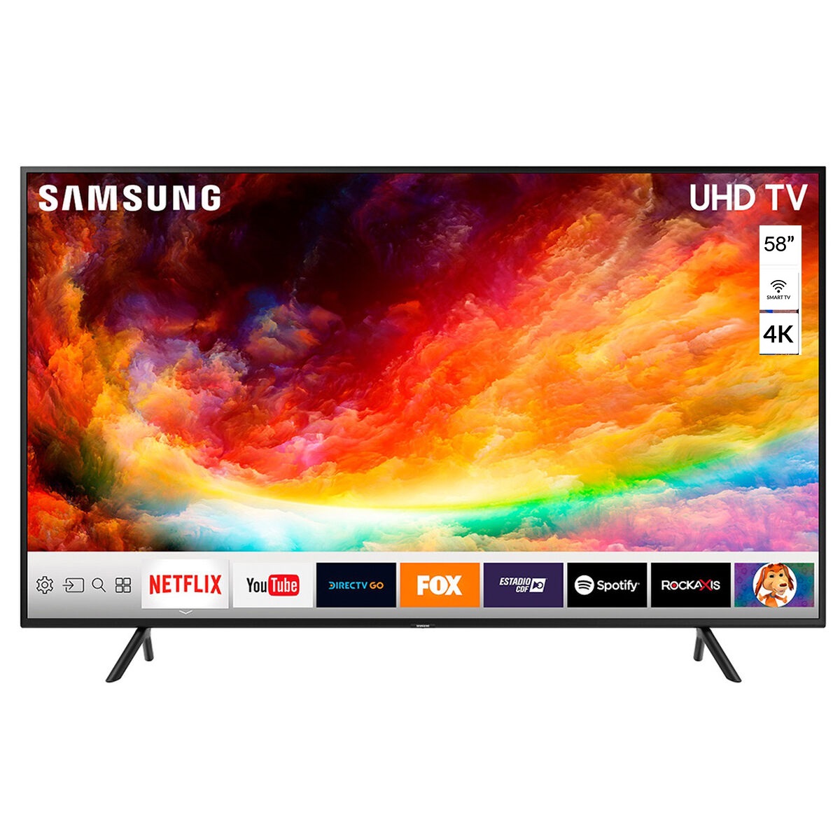 Detalle producto: LED SAMSUNG 58" NU7100 UHD FLAT SMART TV ...